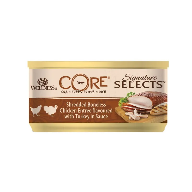 Tryggt köp - CORE Cat SS Turkey Shredded 79 g