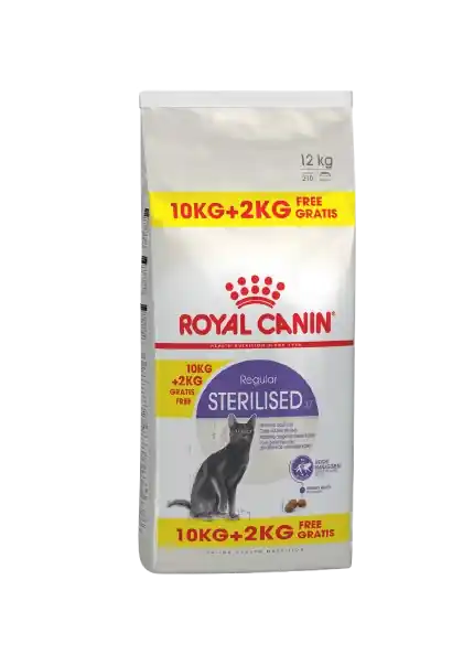 Sterilised Adult Torrfoder för katt 10+2kg | Enkel retur