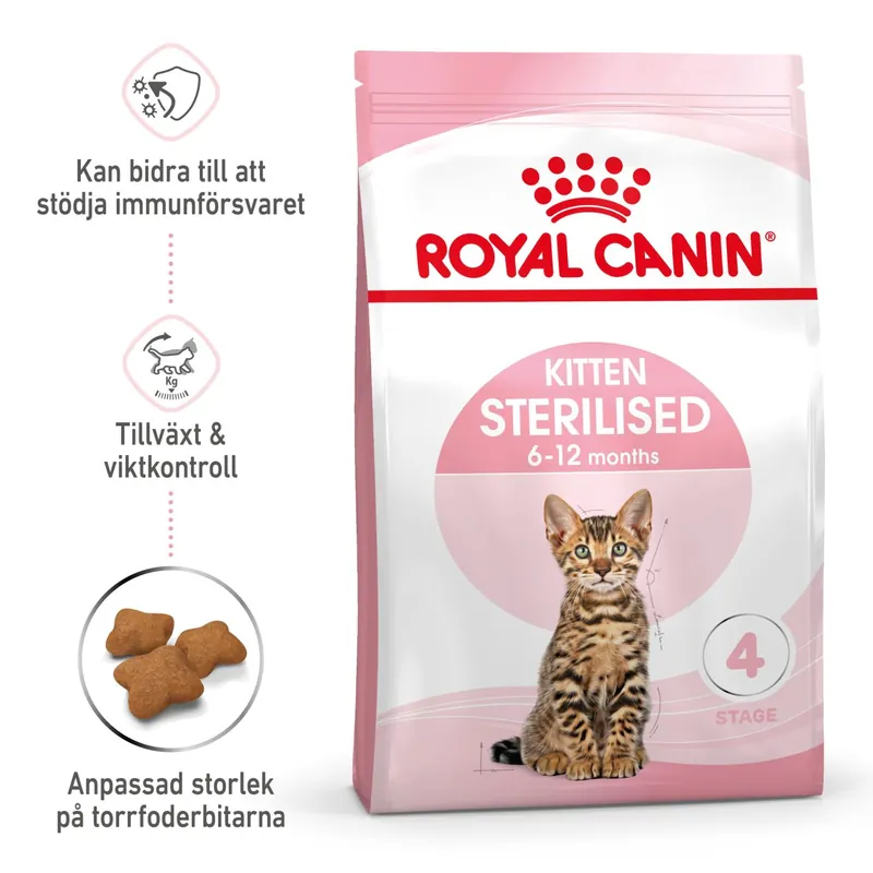 Kitten Sterilised Torrfoder för kattunge 2 kg | Erbjudandet går snart ut