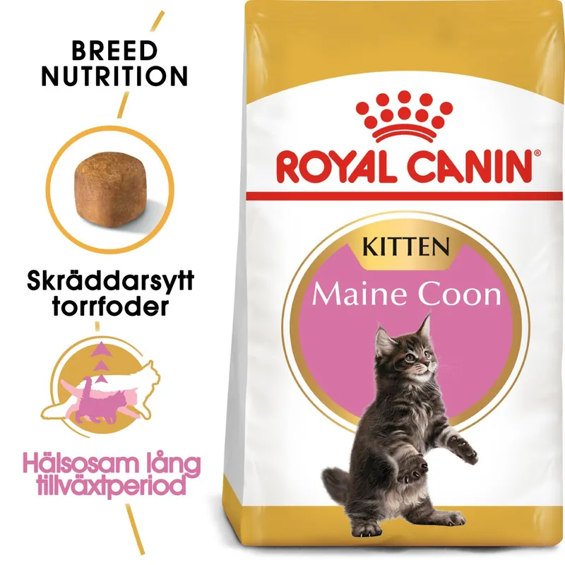 Maine Coon Kitten Torrfoder för kattunge 2 kg | Fabrikspris