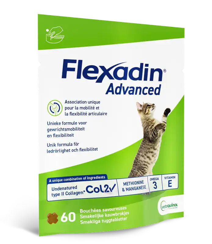 Beställ online | Flexadin Advanced Cat - 30 tabletter
