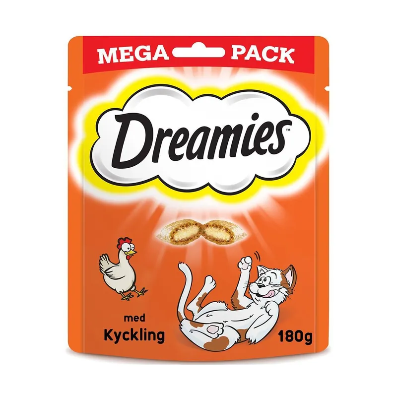 Dreamies Kyckling 180 g - Rekommenderas
