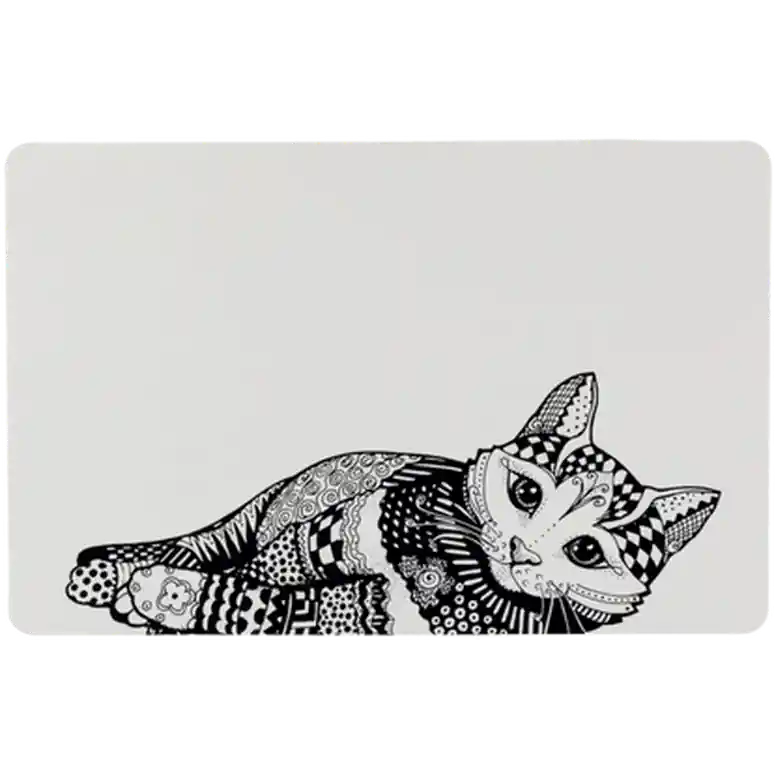 Zentangle Place Mat White 44 cm | Rekommenderas