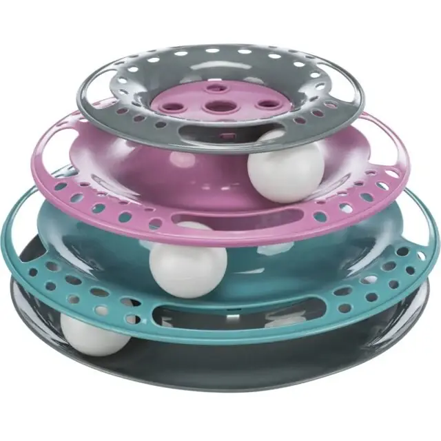 Trixie Ball Track Tower för katter | Passa på nu