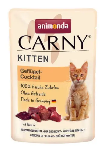 Animonda Carny Kitten Fågel Cocktail 85 g våtfoder för katter | Gratis retur