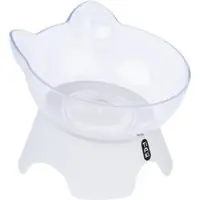 Skaffa nu | TIAKI transparent kattskål - 350 ml