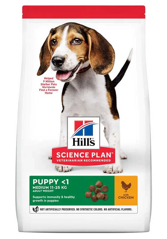 Begränsat lager | Hills Science Plan Puppy Medium Chicken 18 kg