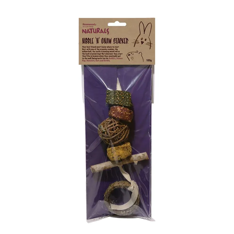 Rosewood Nibble’n’Gnaw Stack - Hög kvalitet