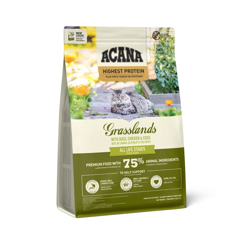 Acana Cat & Kitten Grasslands Torrfoder till Katt | Passa på nu