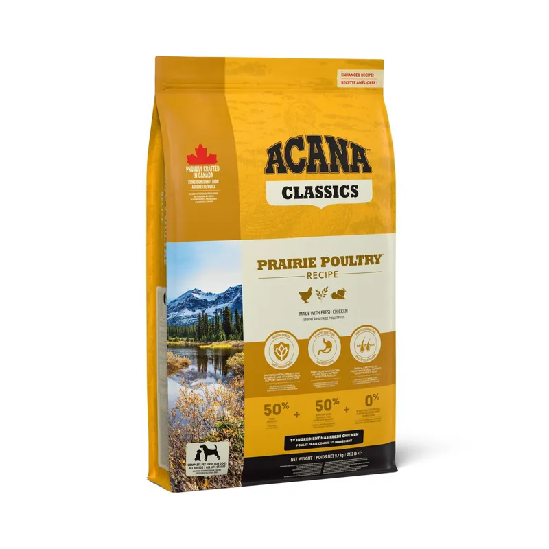 Acana Dog Prairie Poultry Torrfoder till Hund - Topprodukt