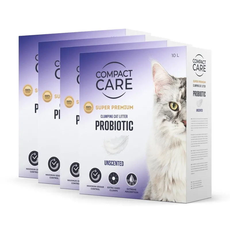 Toppkvalitet | Compact Care Probiotic Unscented 4 x 10 l