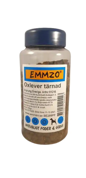Gratis retur - Hundgodis Emmzo Oxlever 300 g