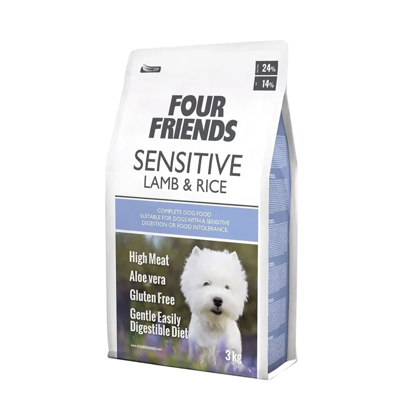 Premiumkvalitet | FourFriends Dog Sensitive Lamb & Rice