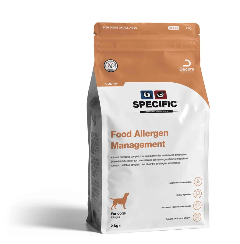 Food Allergen Management CDD-HY hundfoder - 2 kg | Bästsäljare