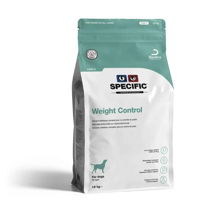 Weight Control CRD-2 hundfoder - 6 kg - Dagens deal