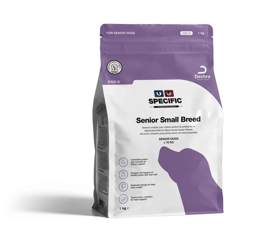Senior Small Breed CGD-S hundfoder - 1 kg - Mycket efterfrågad