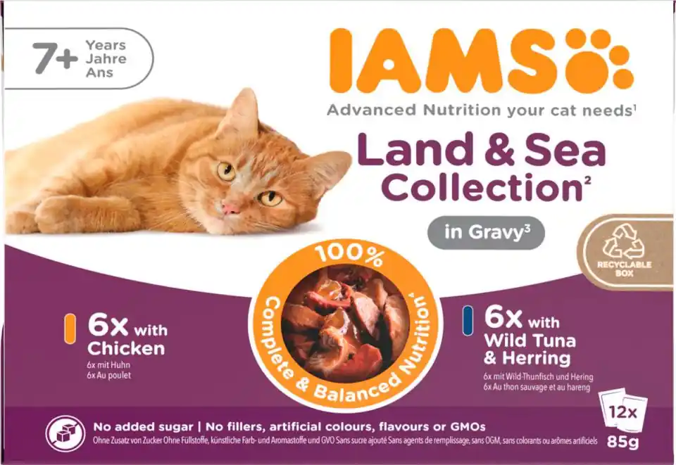 Nytt lägre pris | Delights Gravy Multipack Senior Kattfoder - 1,02 kg