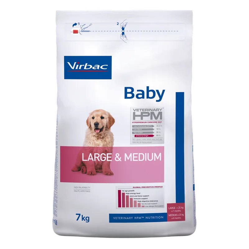 Baby Dog Torrfoder till Valp Large & Medium - 7 kg - Endast denna vecka