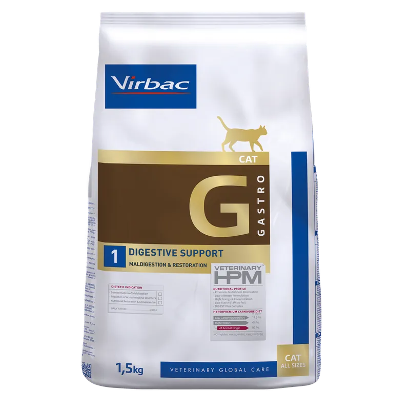 Favorit | Gastro 1 Torrfoder till katt - 1,5 kg