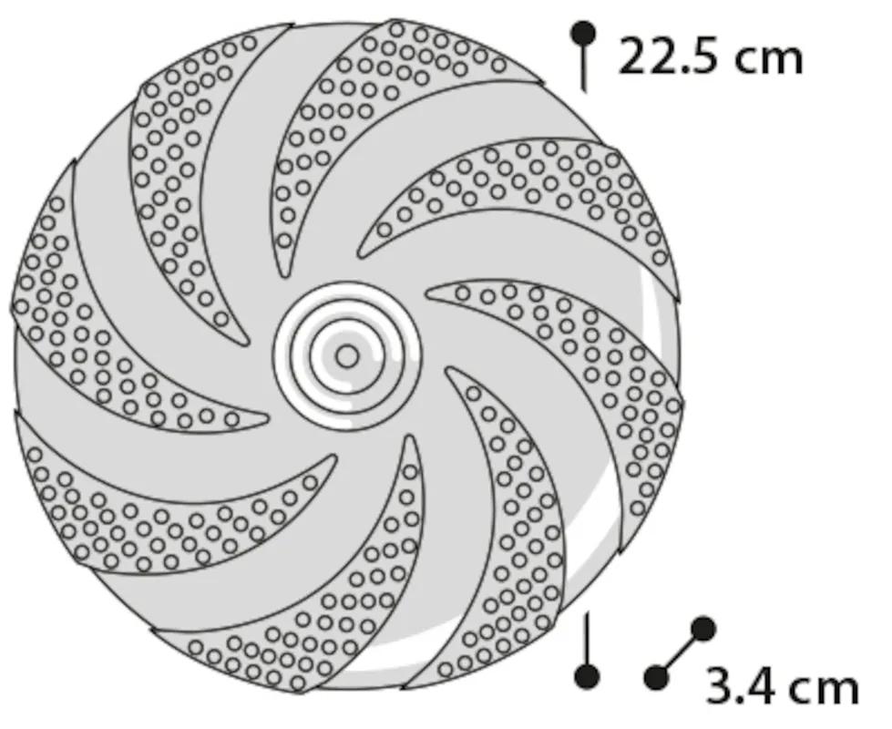 Gummifrisbee - M - Toppkvalitet