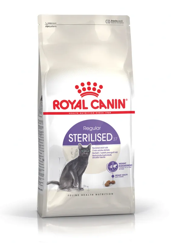 Sterilised 37 Adult Torrfoder för katt - 2 kg | Under begränsad tid