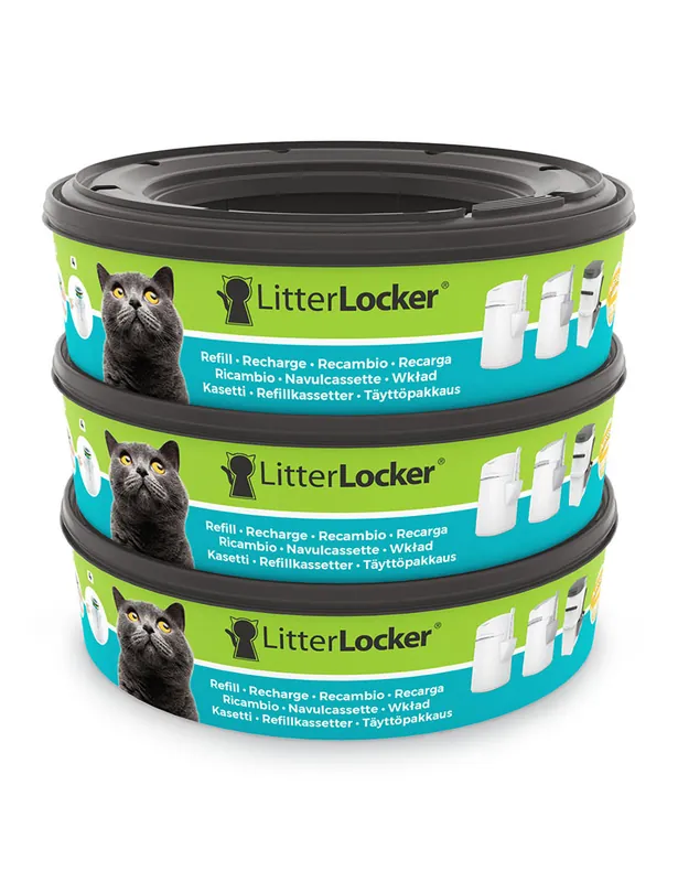 LitterLocker Refillpåsar - 3 pack - Så länge lagret räcker