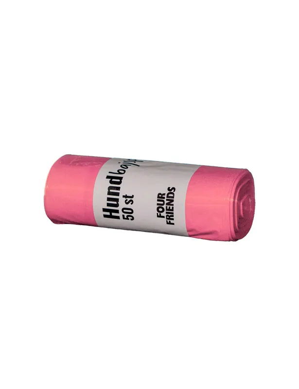 Superpris - Bajspåsar 50 st - Rosa