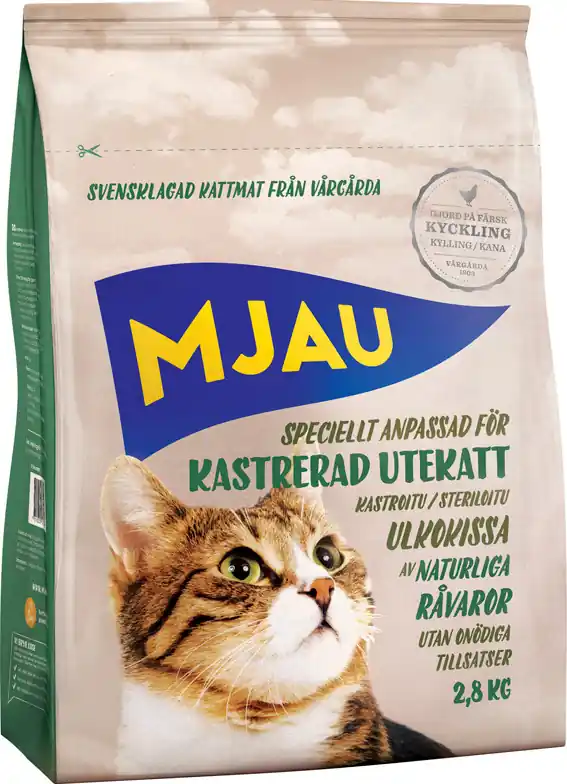 Väl omtyckt | Foder för Kastrerad Utekatt - 2,8 kg