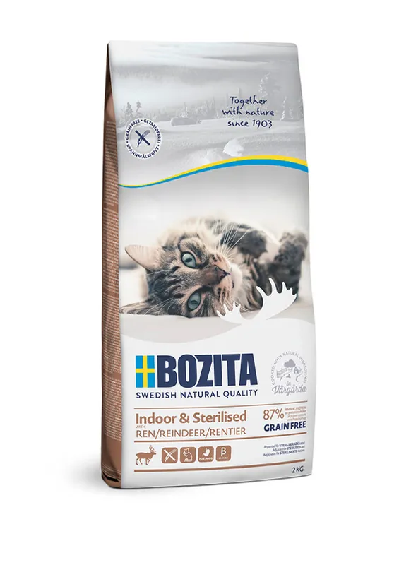 Kundfavorit | Indoor & Sterilised Grain Free Kattfoder - 2 kg