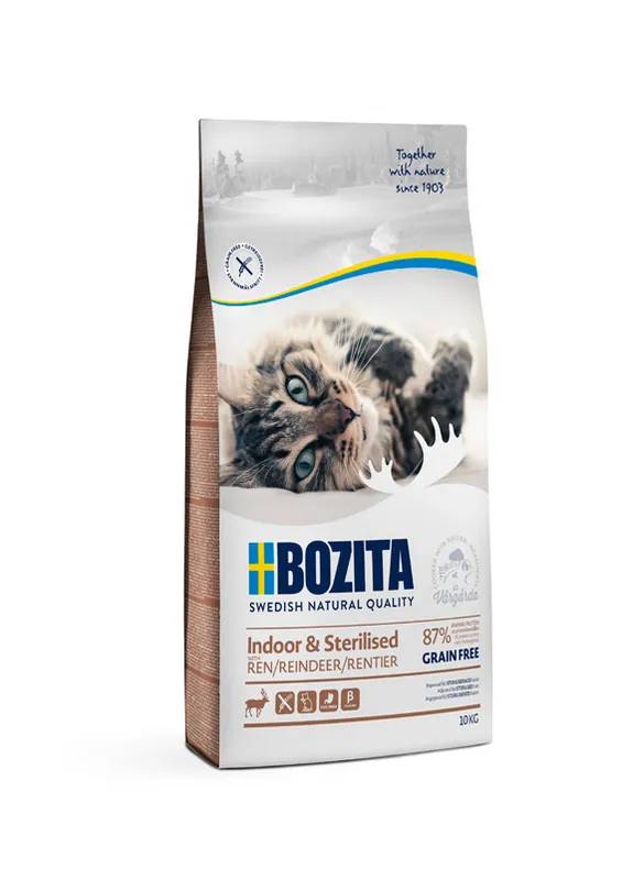 Indoor & Sterilised Grain Free Kattfoder - 10 kg - Rabatter