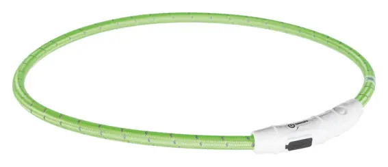 Lysande halsband - Large-Xlarge / Grön - Passa på
