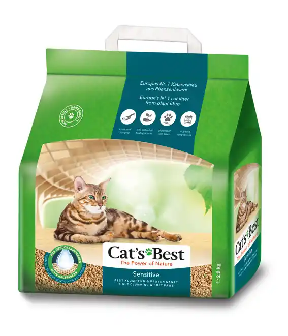 Sensitive kattströ - 2,9 kg | Expressfrakt