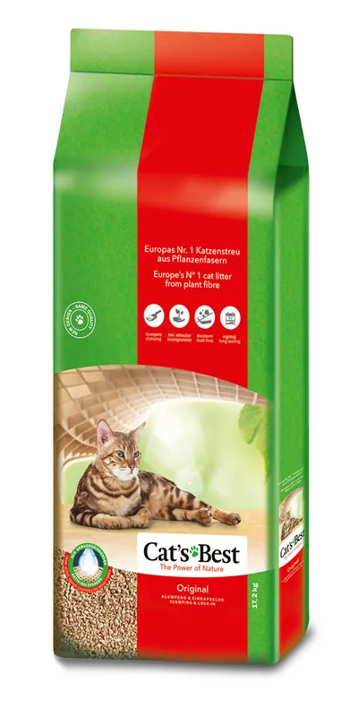 Original kattströ - 17,2 kg | Prisnedsättning