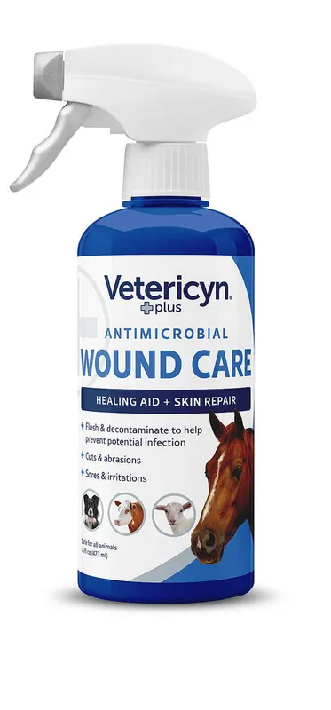 Toppkvalitet | Vetericyn+ Antimikrobiell Sår & Hudspray - 473 ml