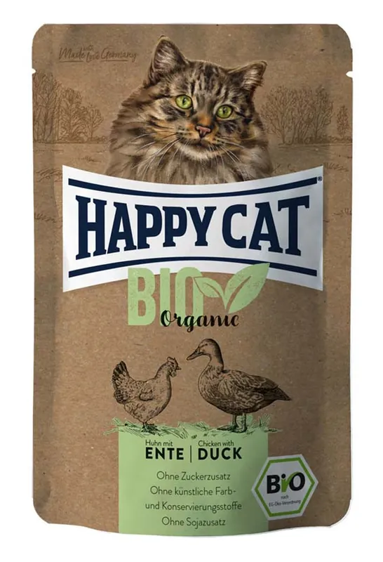 Bio Organic Kyckling & Anka, våtfoder katt - 12 st x 85 g - Fabrikspris