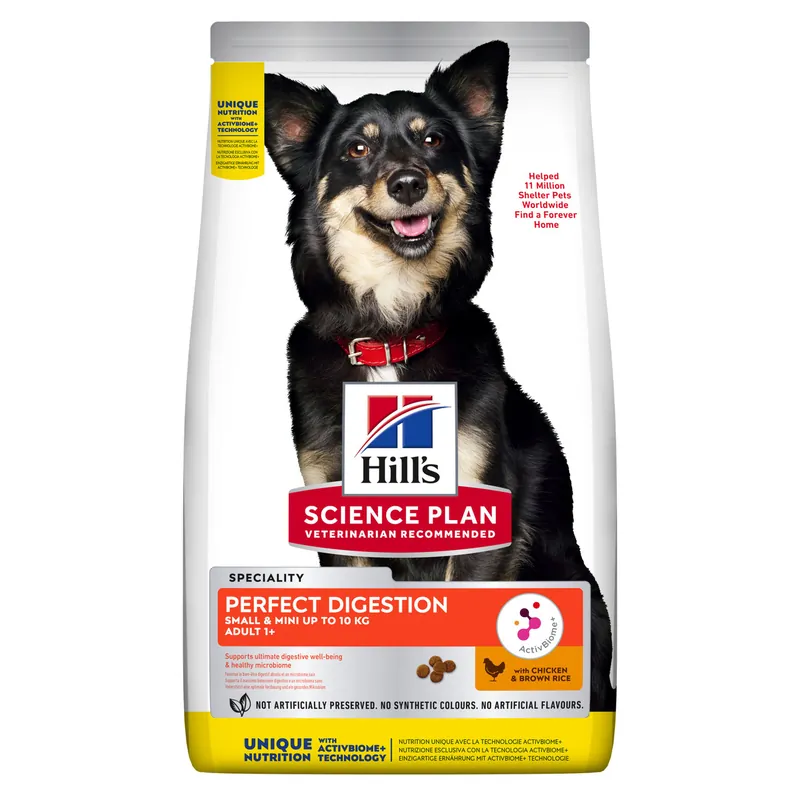Begränsat lager - Perfect Digestion Small & Mini Adult Hundfoder - 1,5 kg