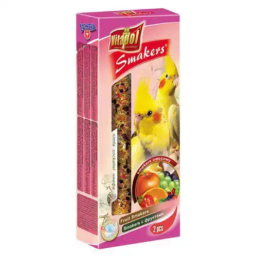 Smakers Parakit Tillskottsfoder - Frukt - Handla online