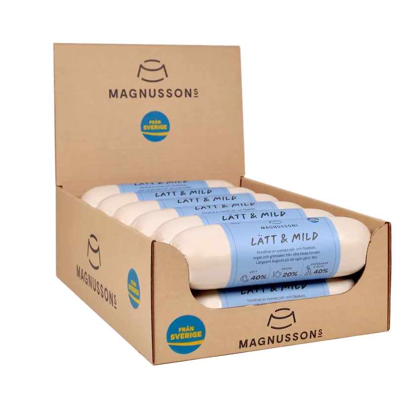 Lätt & Mild, Ångkokt Hundfoder - 12 x 650 g | Ny produkt