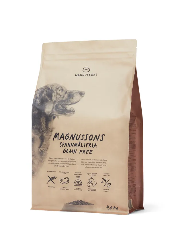 Lägg i varukorg - Spannmålsfri Hundfoder - 4,5 kg