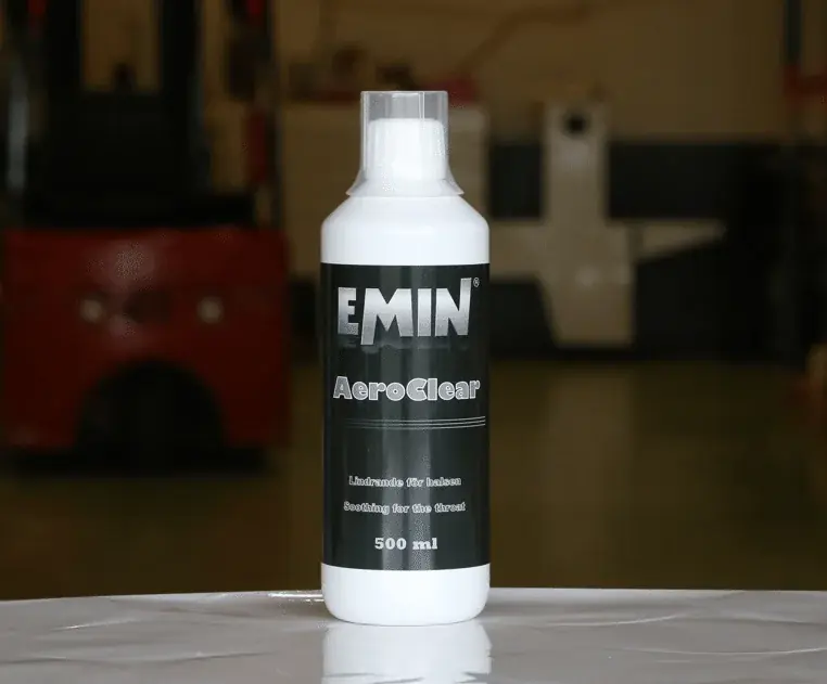 Utförsäljning | AeroClear 500ml – Flytande Halstablett – EMIN