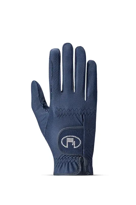 Hög kvalitet | Ridhandske Lisboa – Navy Blue 7