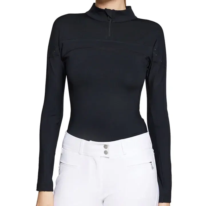Nyhet hos oss | Funktionströja Amber 1/2 Zip Svart