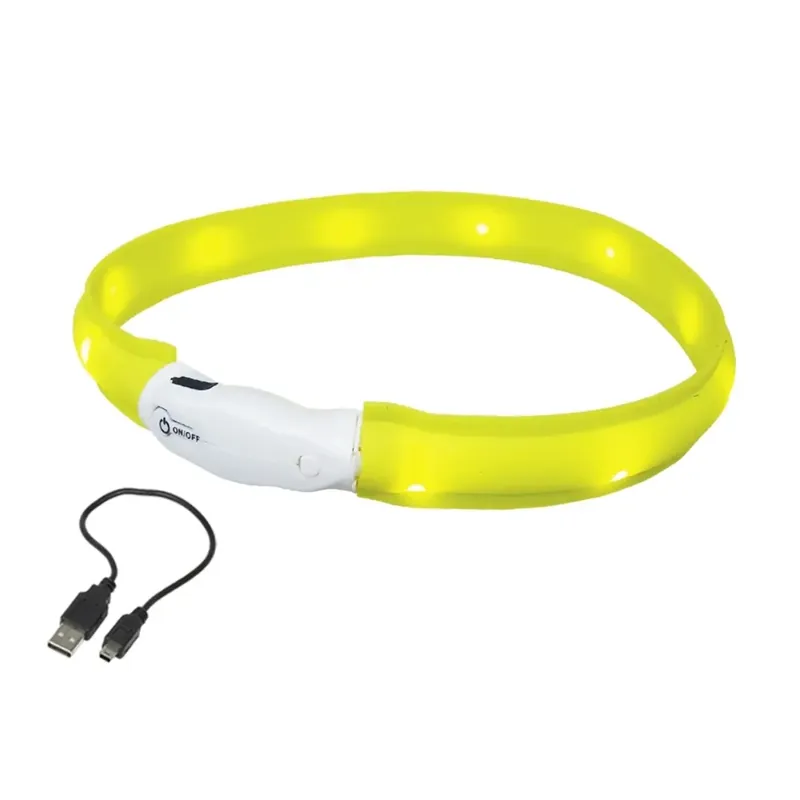 Specialpris - Breda LED-halsband för hundar Nobby Pet Visible