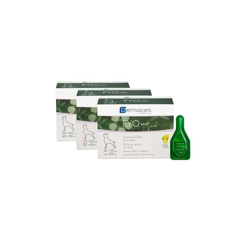 Hundvård LDCA 20-40 kg Dermoscent Pyospot (x4) - Specialpris