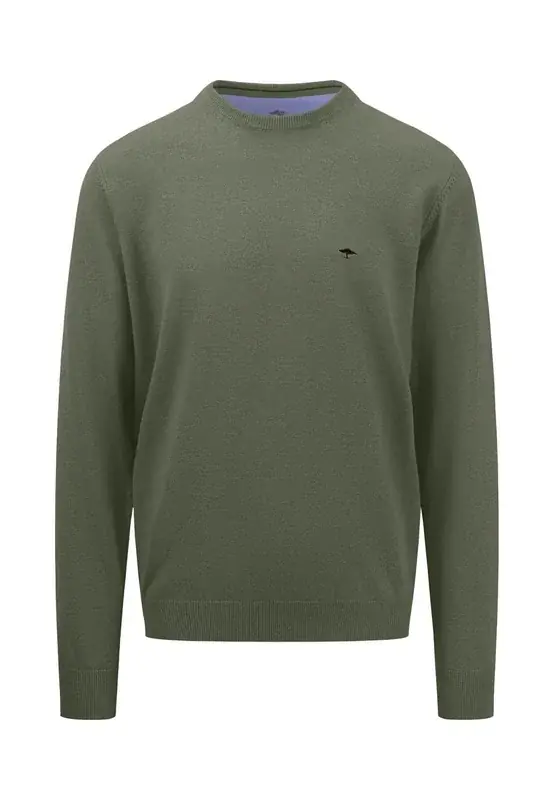 Väl omtyckt | TRÖJA RUNDHALSAD DUSTY OLIVE