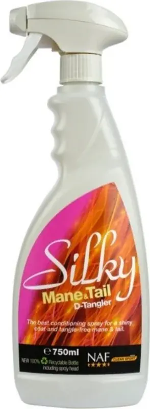 Silky Mane & Tail D-Tangler Spray 750 ml | Professionell kvalitet